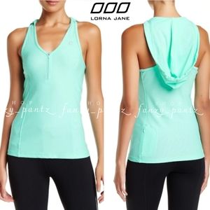 Lorna Jane Intrigue Half Zip Tank Hoodie